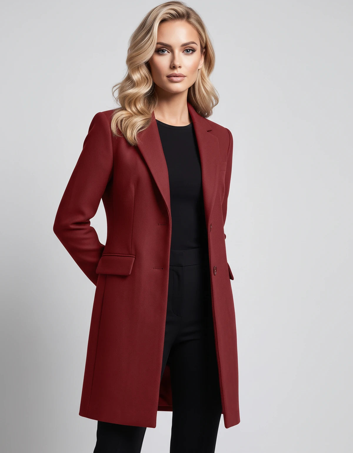 Brindille Jackets — Red | SKU: RB-26e776-red-XS,RB-26e776-red-S,RB-26e776-red-M,RB-26e776-red-L,RB-26e776-red-XL,RB-26e776-red-2XL
