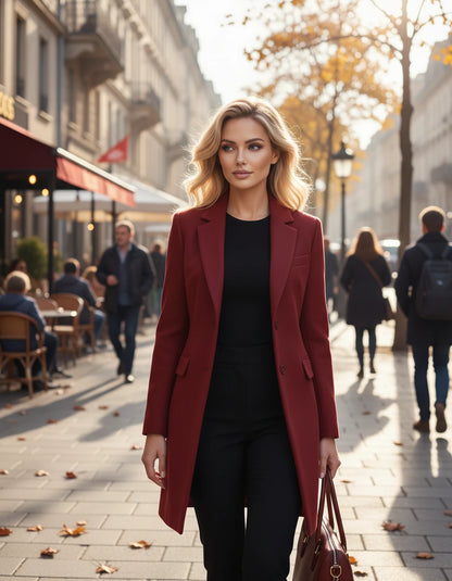 Brindille Jackets — Red | SKU: RB-26e776-red-XS,RB-26e776-red-S,RB-26e776-red-M,RB-26e776-red-L,RB-26e776-red-XL,RB-26e776-red-2XL