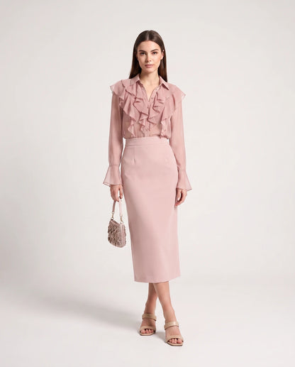 Briony Midi Dresses — 01 Pink