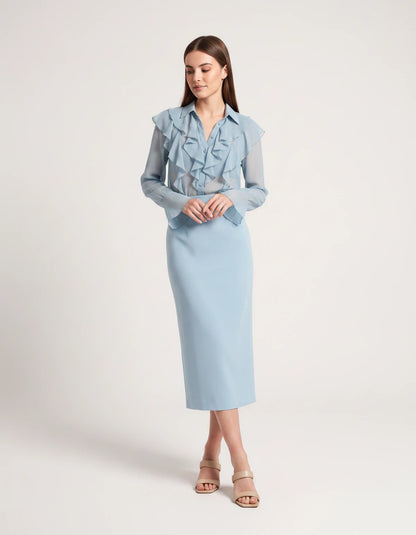 Briony Midi Dresses — 03 Blue | SKU: RB-ed3ad3-03blue-XS,RB-ed3ad3-03blue-S,RB-ed3ad3-03blue-M,RB-ed3ad3-03blue-L,RB-ed3ad3-03blue-XL