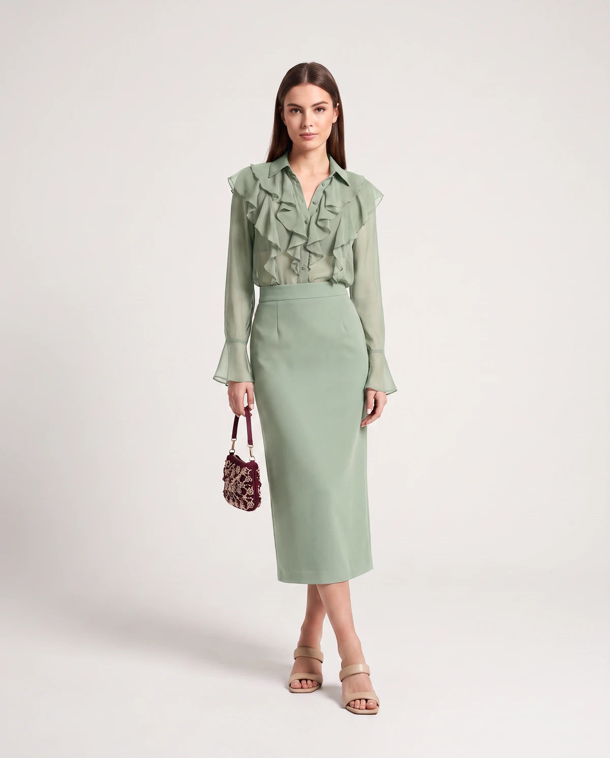 Briony Midi Dresses — 04 Green