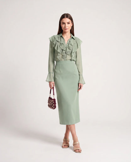 Briony Midi Dresses — 04 Green