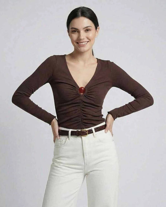 Brown Sleeve, front view | Ramblion