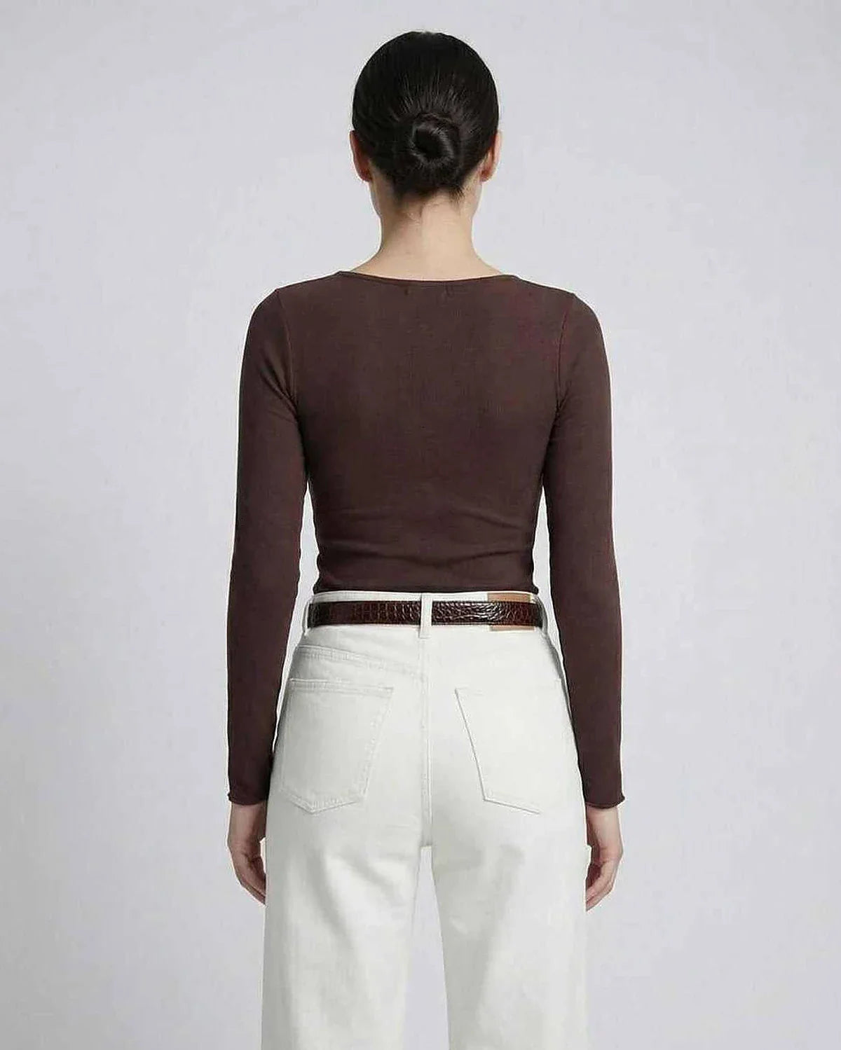 Brown Sleeve, back view | Ramblion | SKU: SL-593847216-brown-L-5142,SL-593847216-brown-M-5936,SL-593847216-brown-S-2988,SL-593847216-brown-XL-1433,SL-593847216-brown-XS-3643