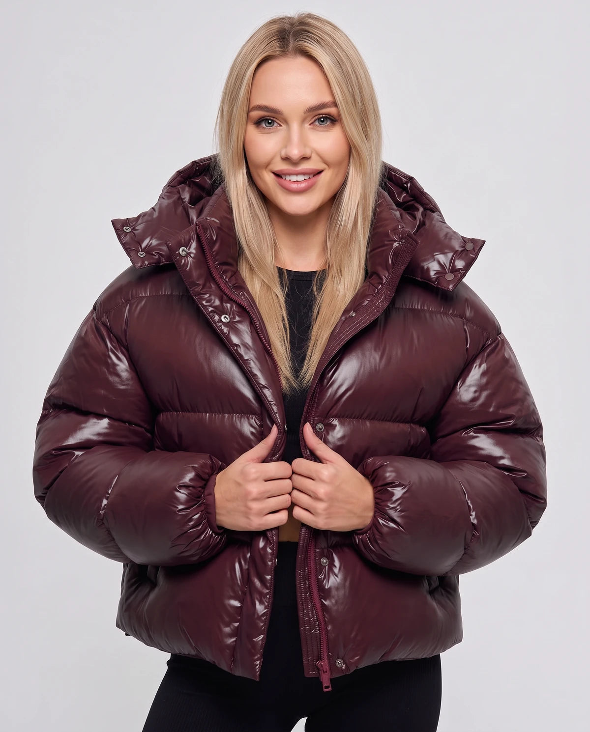 Bruyere Jackets — Burgundy wine red | SKU: RB-656acc-burgun69-XS,RB-656acc-burgun69-S,RB-656acc-burgun69-M,RB-656acc-burgun69-L