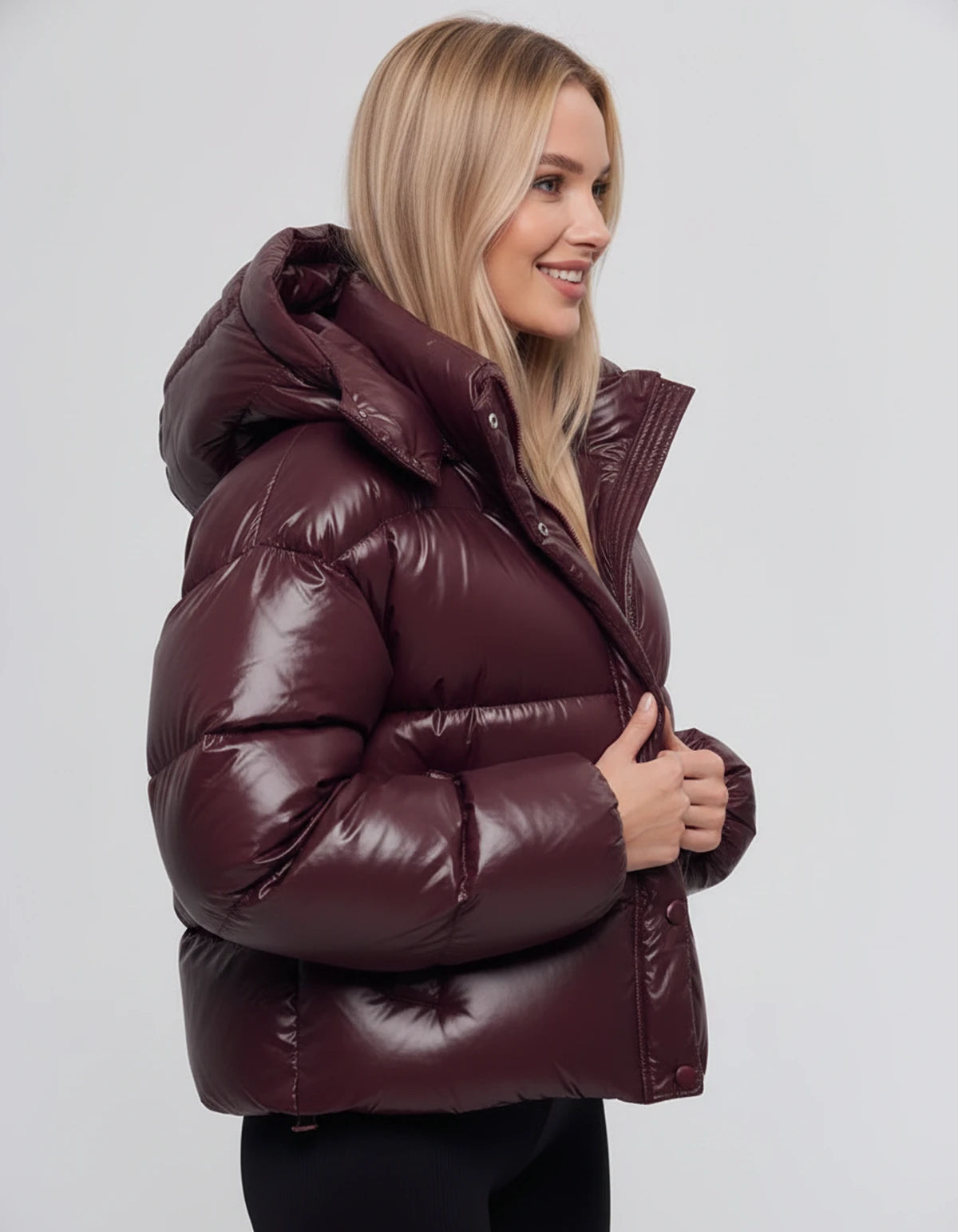 Bruyere Jackets — Burgundy wine red | SKU: RB-656acc-burgun69-XS,RB-656acc-burgun69-S,RB-656acc-burgun69-M,RB-656acc-burgun69-L