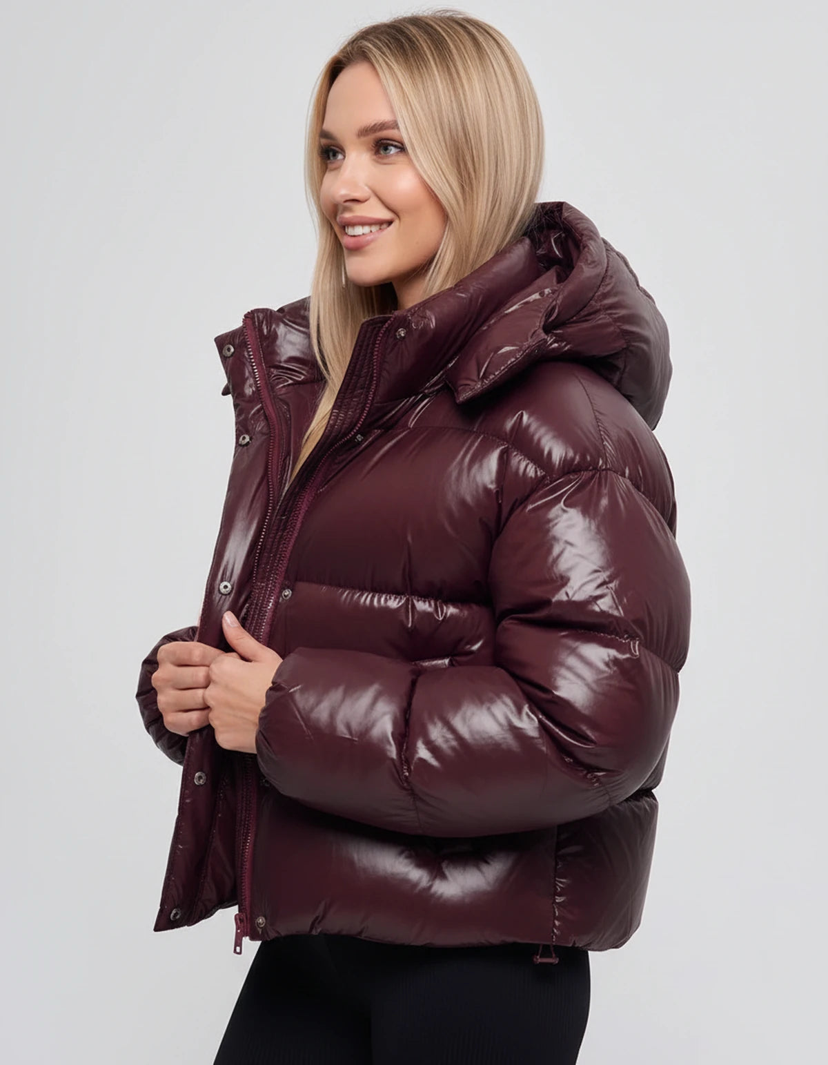 Bruyere Jackets — Burgundy wine red | SKU: RB-656acc-burgun69-XS,RB-656acc-burgun69-S,RB-656acc-burgun69-M,RB-656acc-burgun69-L