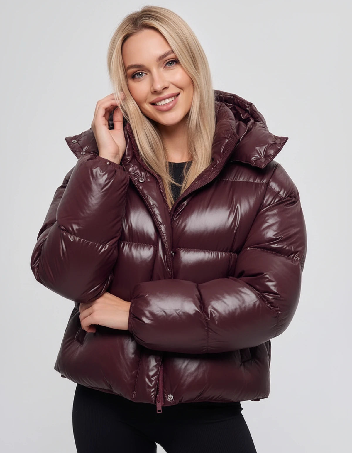Bruyere Jackets — Burgundy wine red | SKU: RB-656acc-burgun69-XS,RB-656acc-burgun69-S,RB-656acc-burgun69-M,RB-656acc-burgun69-L