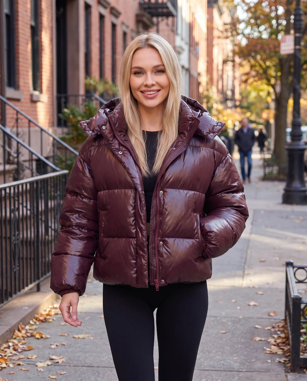 Bruyere Jackets — Burgundy wine red | SKU: RB-656acc-burgun69-XS,RB-656acc-burgun69-S,RB-656acc-burgun69-M,RB-656acc-burgun69-L