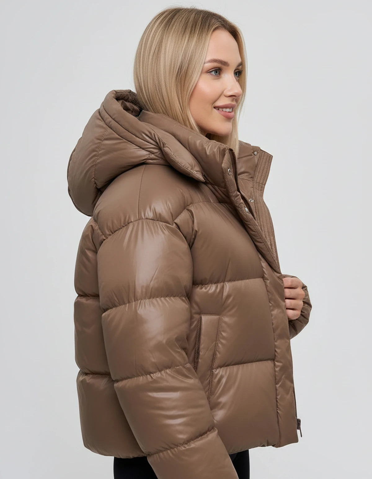 Bruyere Jackets — Chocolate Brown | SKU: RB-656acc-chocol10-XS,RB-656acc-chocol10-S,RB-656acc-chocol10-M,RB-656acc-chocol10-L