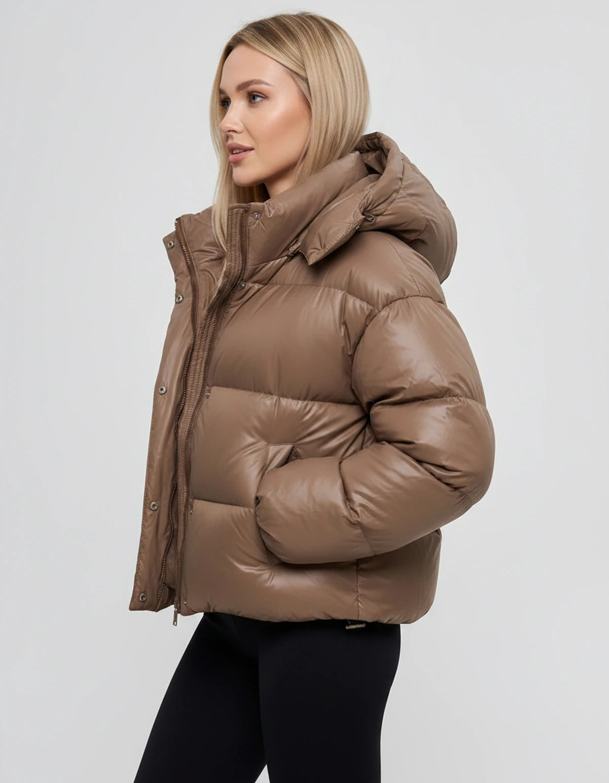 Bruyere Jackets — Chocolate Brown | SKU: RB-656acc-chocol10-XS,RB-656acc-chocol10-S,RB-656acc-chocol10-M,RB-656acc-chocol10-L
