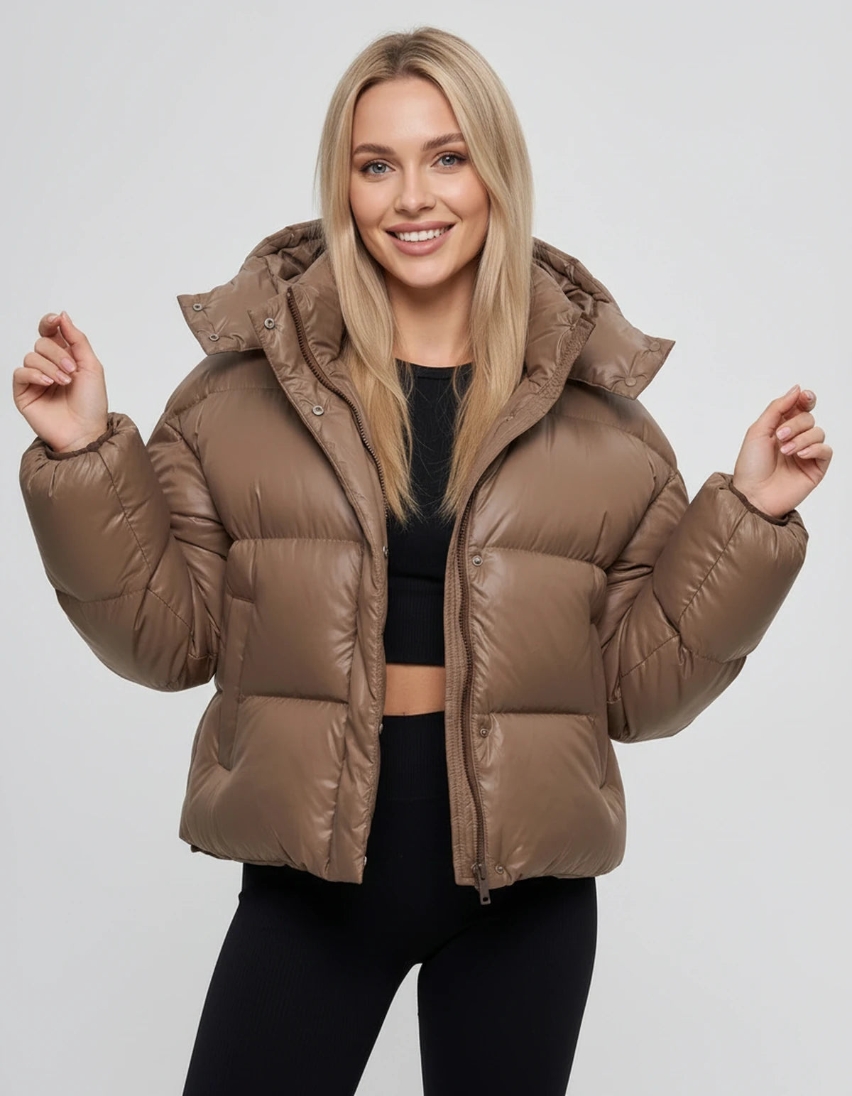 Bruyere Jackets — Chocolate Brown | SKU: RB-656acc-chocol10-XS,RB-656acc-chocol10-S,RB-656acc-chocol10-M,RB-656acc-chocol10-L