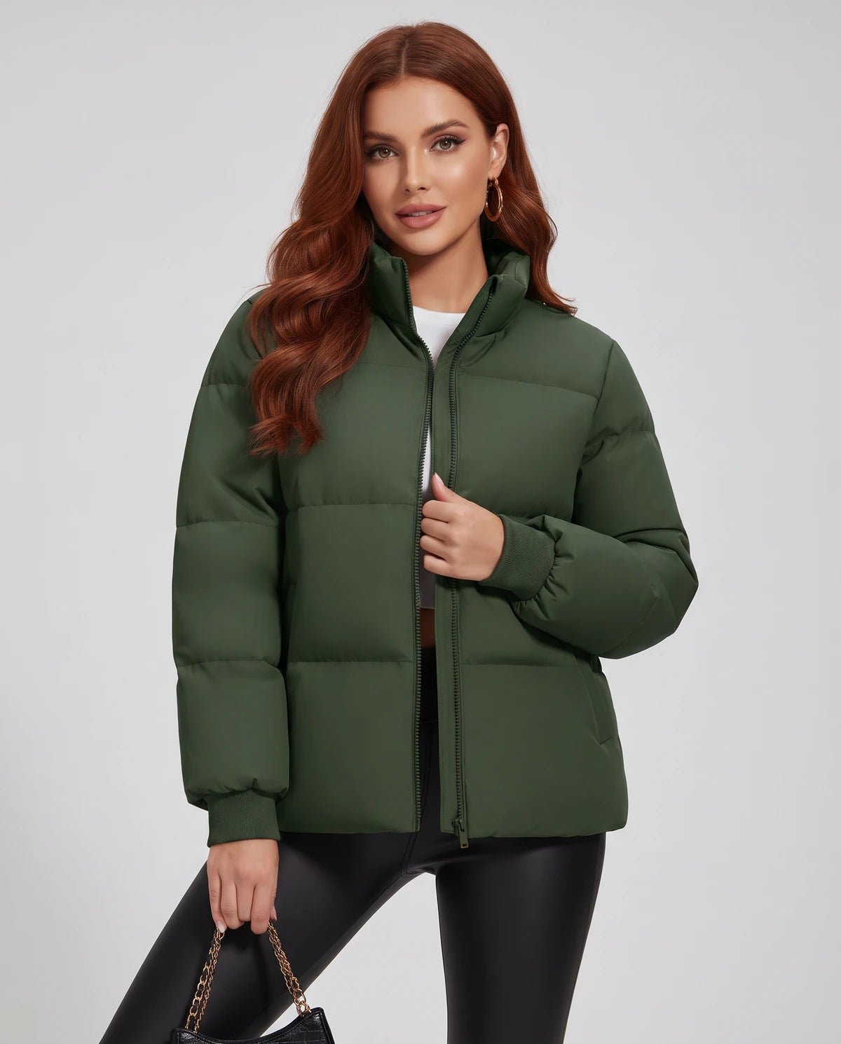 Bryndis Jackets — Army green