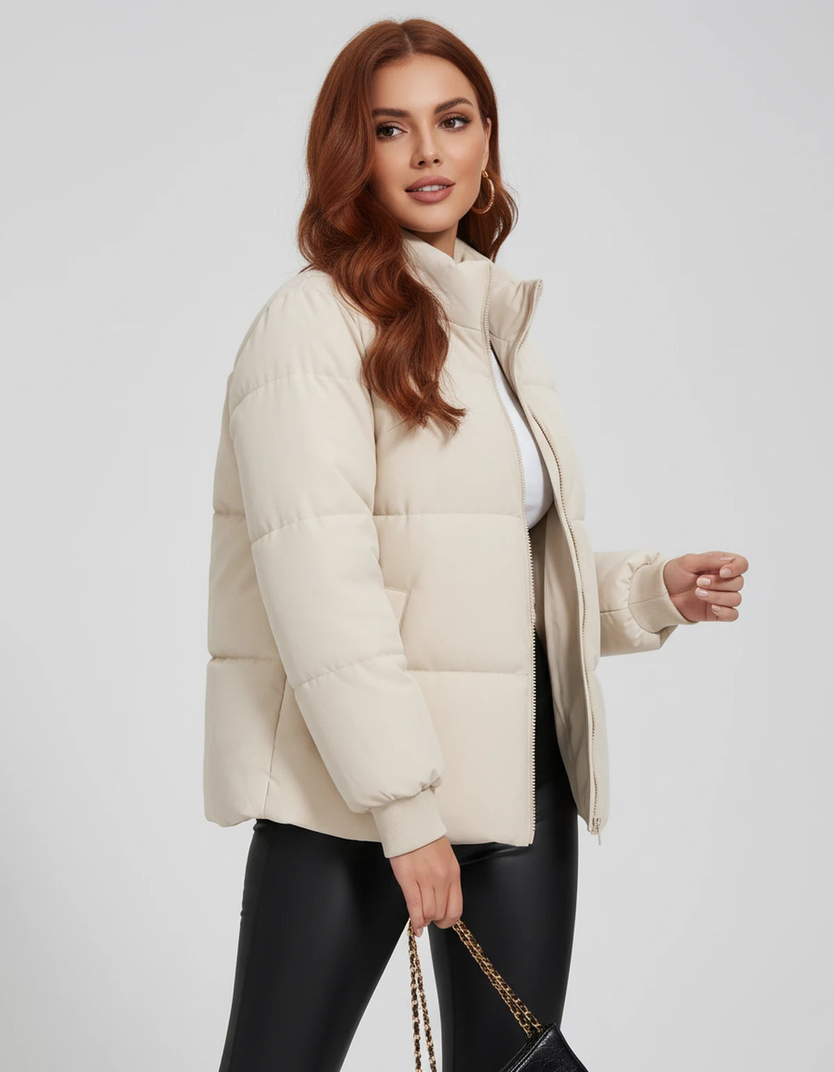 Bryndis Jackets — Off-white | SKU: RB-48d636-offwhite-XS,RB-48d636-offwhite-S,RB-48d636-offwhite-M,RB-48d636-offwhite-L,RB-48d636-offwhite-XL,RB-48d636-offwhite-2XL