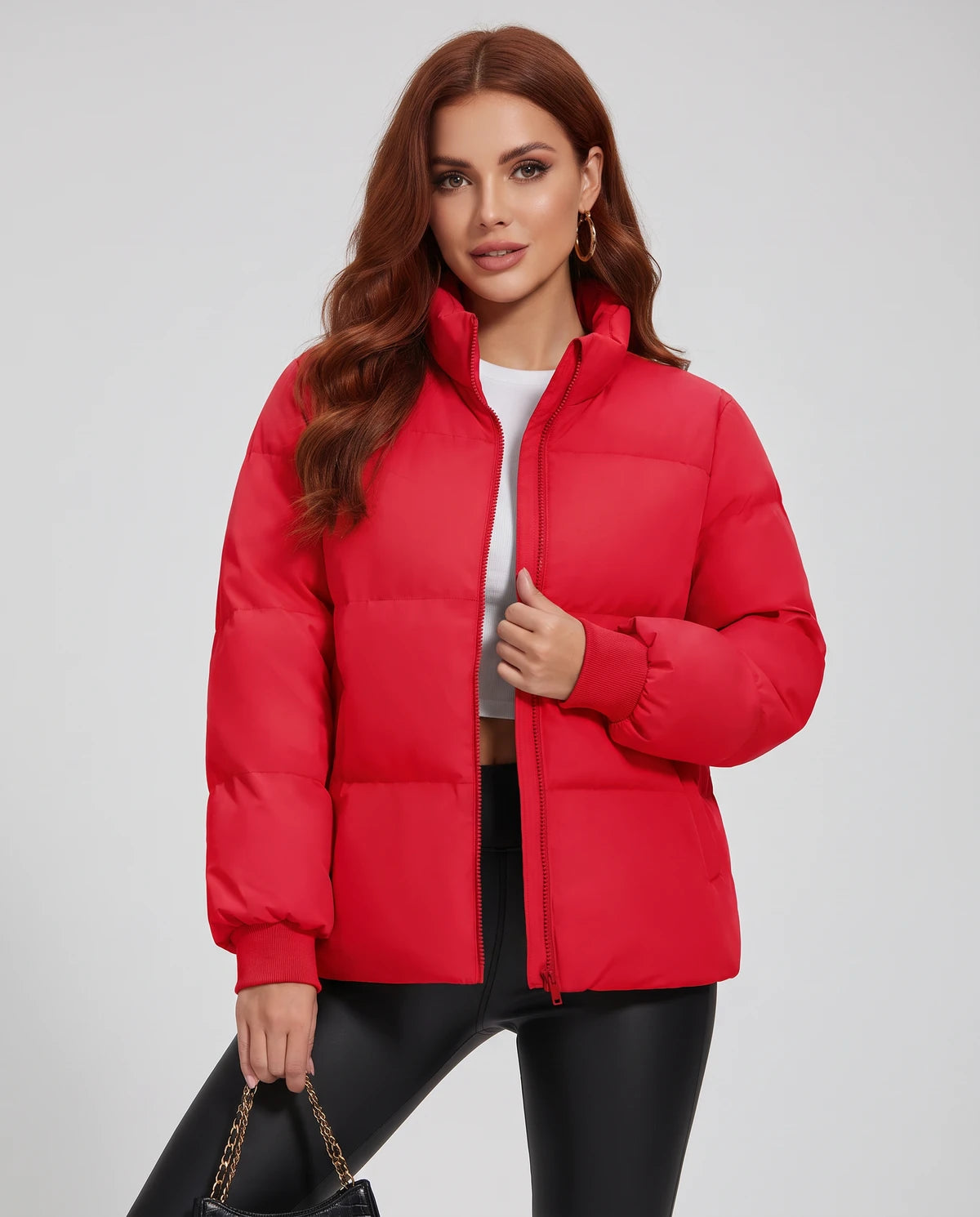 Bryndis Jackets — Tomato red