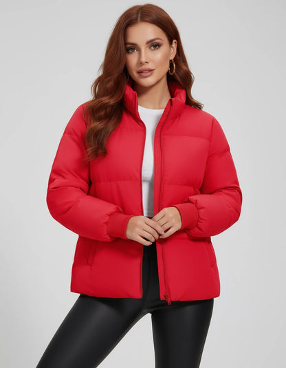 Bryndis Jackets — Tomato red | SKU: RB-48d636-tomato89-XS,RB-48d636-tomato89-S,RB-48d636-tomato89-M,RB-48d636-tomato89-L,RB-48d636-tomato89-XL,RB-48d636-tomato89-2XL