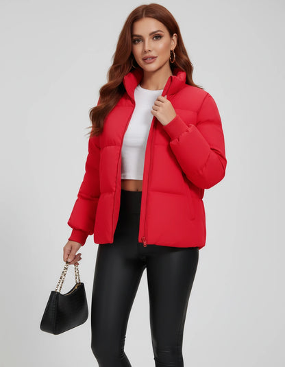 Bryndis Jackets — Tomato red | SKU: RB-48d636-tomato89-XS,RB-48d636-tomato89-S,RB-48d636-tomato89-M,RB-48d636-tomato89-L,RB-48d636-tomato89-XL,RB-48d636-tomato89-2XL
