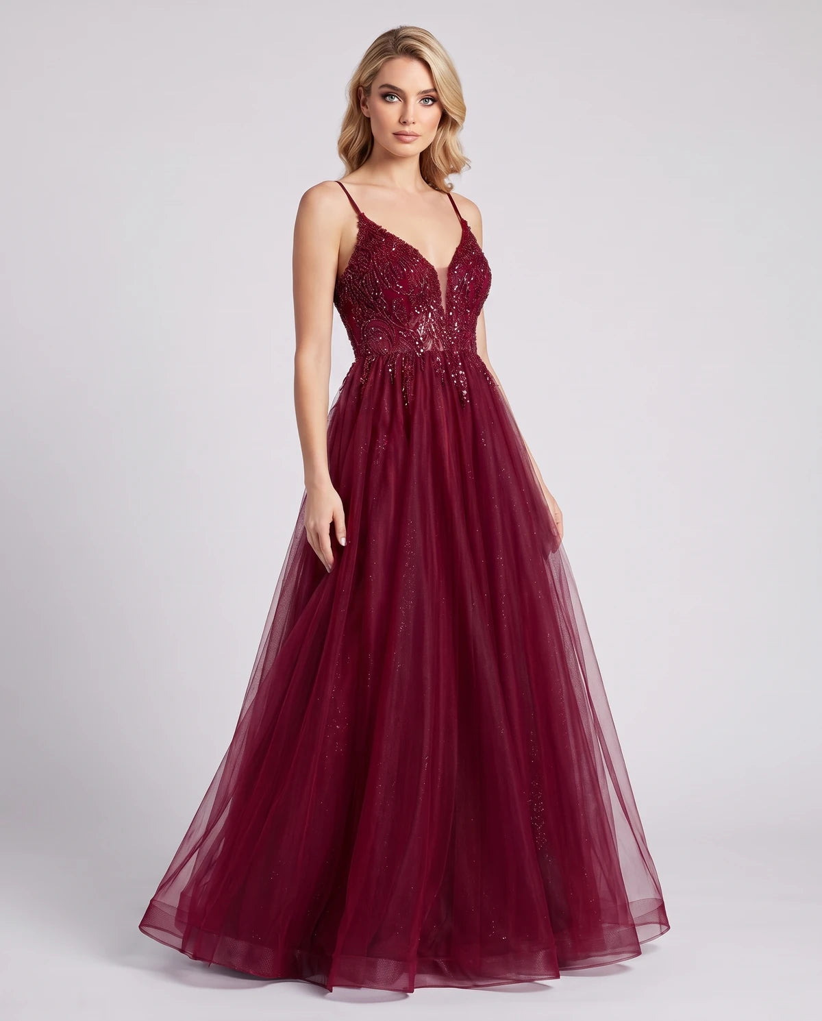 Cadence Maxi Dresses — Burgundy