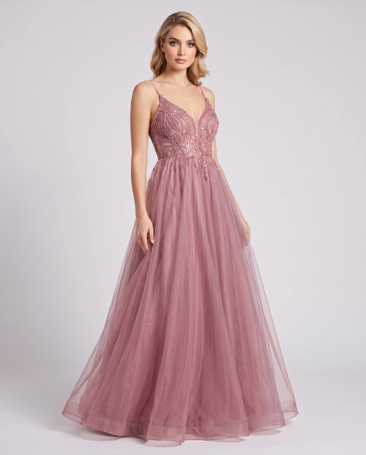 Cadence Maxi Dresses — Dusty Rose