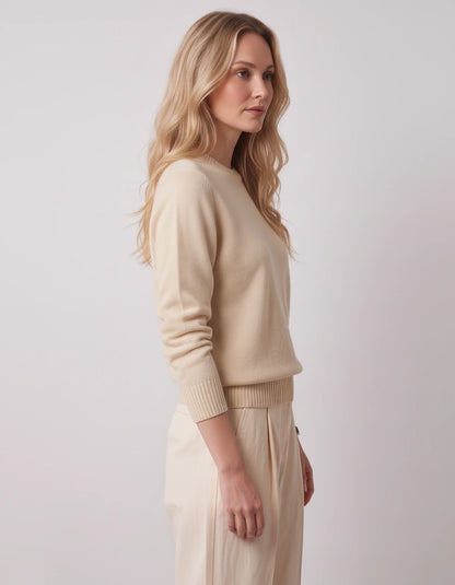 Calenne Sweaters — Apricot | SKU: RB-fe530b-apricot-XS,RB-fe530b-apricot-S,RB-fe530b-apricot-M,RB-fe530b-apricot-L,RB-fe530b-apricot-XL,RB-fe530b-apricot-2XL