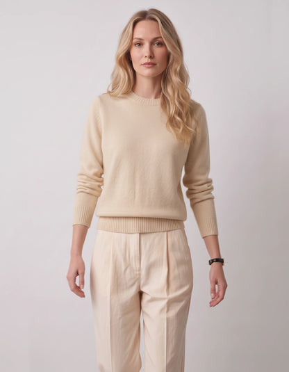 Calenne Sweaters — Apricot | SKU: RB-fe530b-apricot-XS,RB-fe530b-apricot-S,RB-fe530b-apricot-M,RB-fe530b-apricot-L,RB-fe530b-apricot-XL,RB-fe530b-apricot-2XL