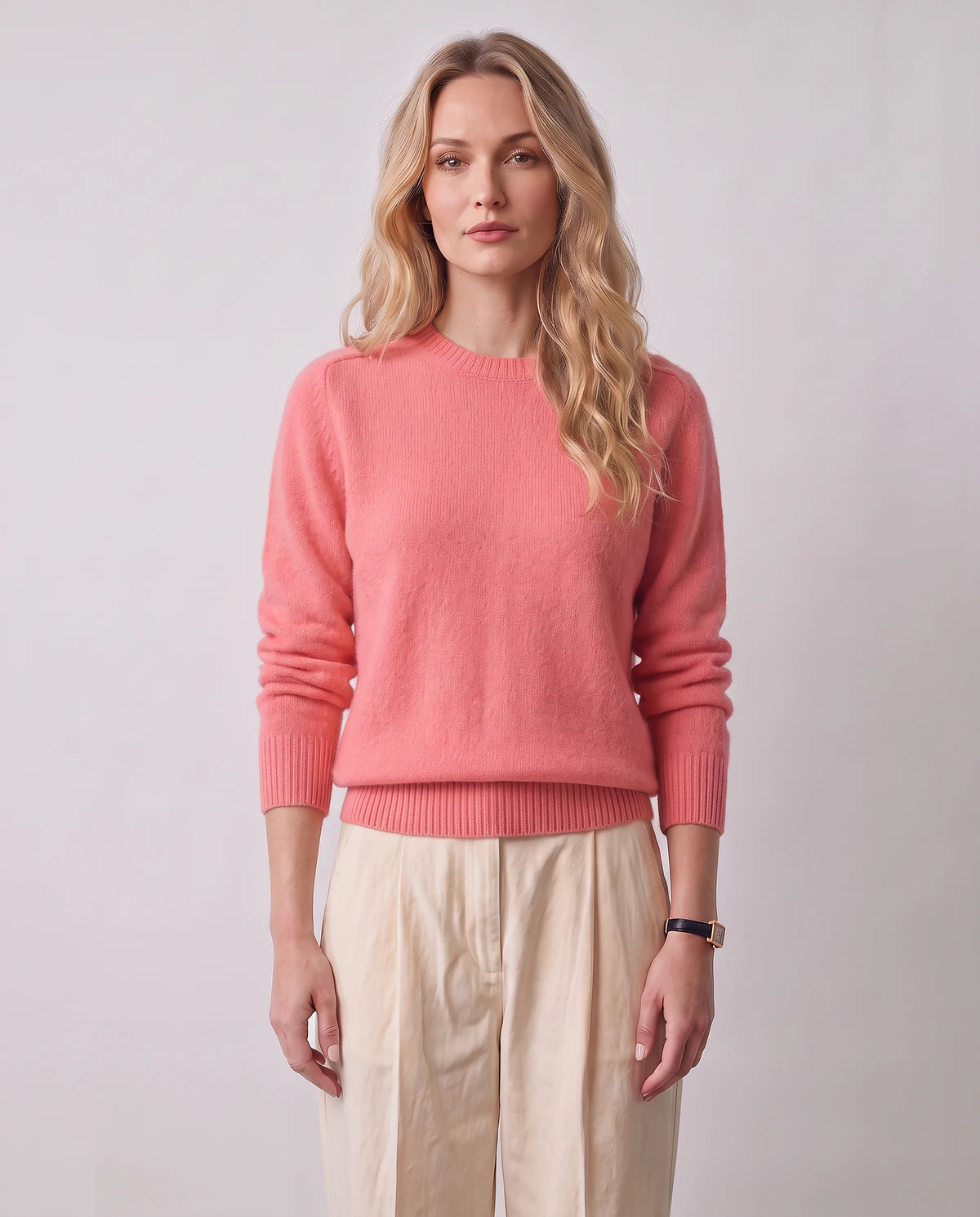 Calenne Sweaters — Pink