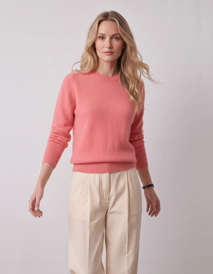 Calenne Sweaters — Pink | SKU: RB-fe530b-pink-XS,RB-fe530b-pink-S,RB-fe530b-pink-M,RB-fe530b-pink-L,RB-fe530b-pink-XL,RB-fe530b-pink-2XL