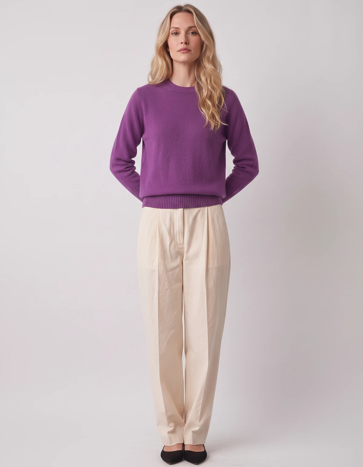 Calenne Sweaters — Purple | SKU: RB-fe530b-purple-XS,RB-fe530b-purple-S,RB-fe530b-purple-M,RB-fe530b-purple-L,RB-fe530b-purple-XL,RB-fe530b-purple-2XL