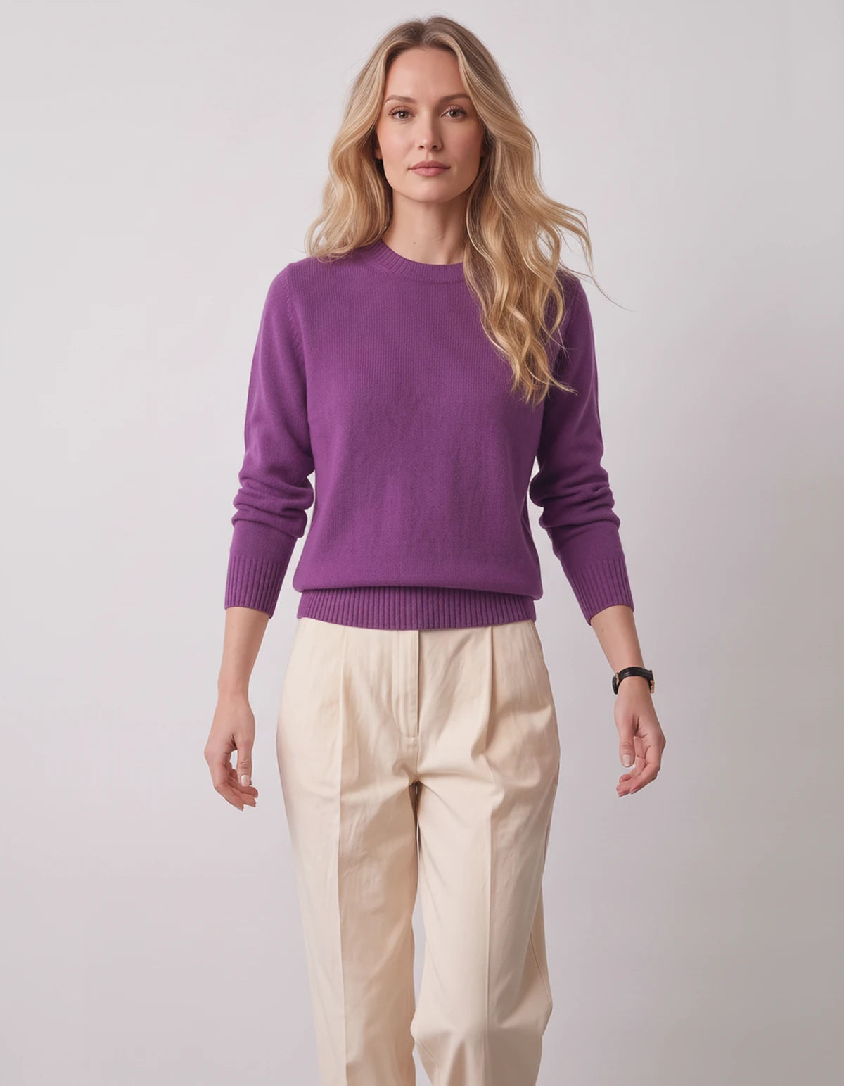 Calenne Sweaters — Purple | SKU: RB-fe530b-purple-XS,RB-fe530b-purple-S,RB-fe530b-purple-M,RB-fe530b-purple-L,RB-fe530b-purple-XL,RB-fe530b-purple-2XL