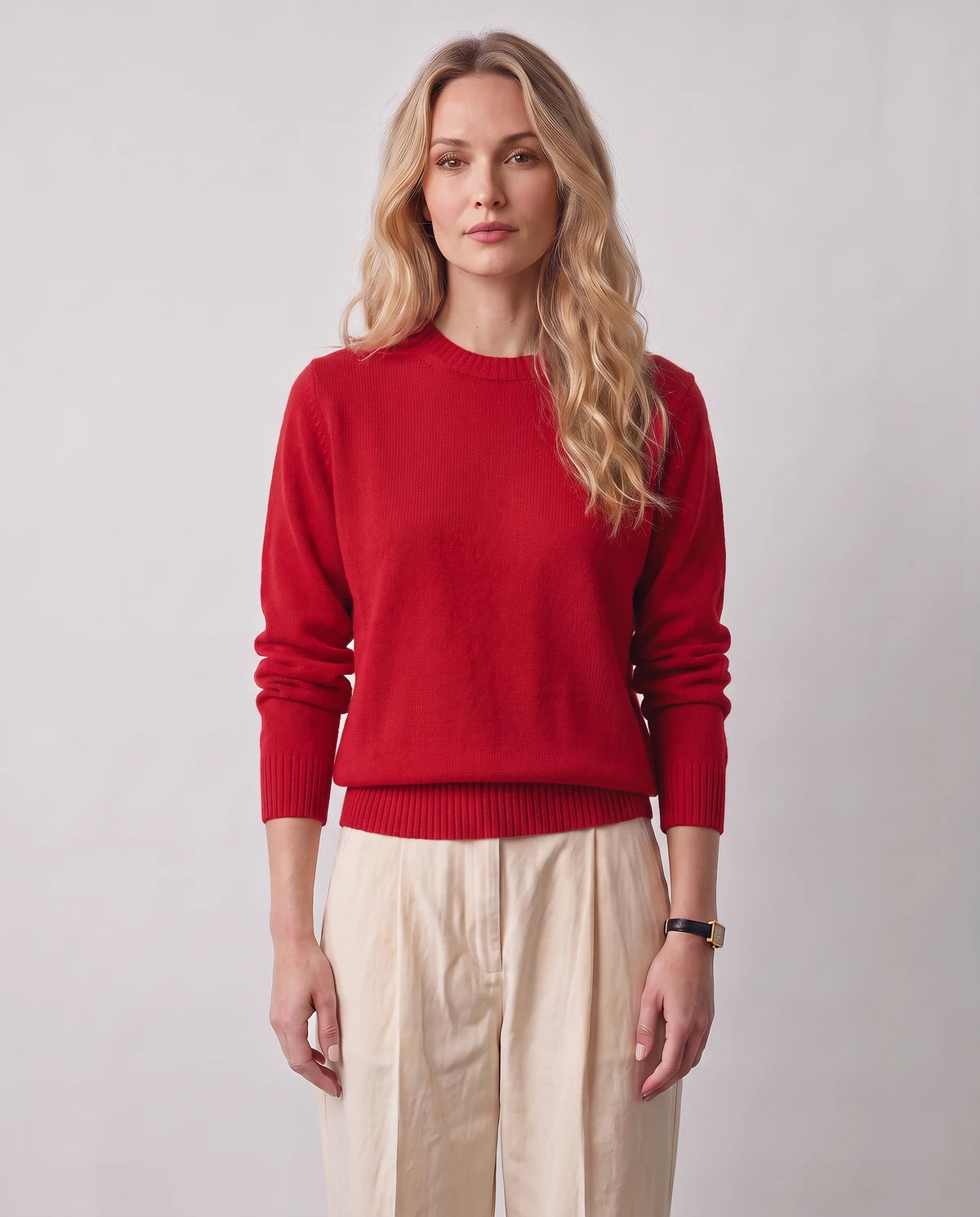 Calenne Sweaters — Red