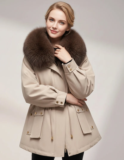 Callista Jackets — Beige | SKU: RB-9b9201-beige-XS,RB-9b9201-beige-S,RB-9b9201-beige-M,RB-9b9201-beige-L,RB-9b9201-beige-XL,RB-9b9201-beige-2XL