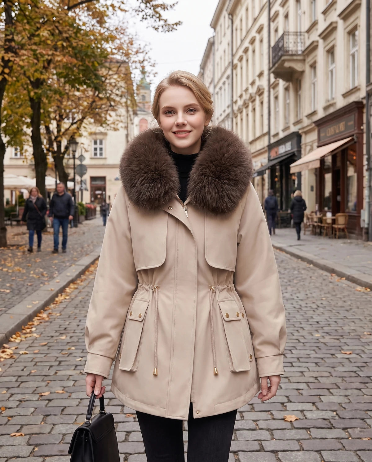 Callista Jackets — Beige | SKU: RB-9b9201-beige-XS,RB-9b9201-beige-S,RB-9b9201-beige-M,RB-9b9201-beige-L,RB-9b9201-beige-XL,RB-9b9201-beige-2XL