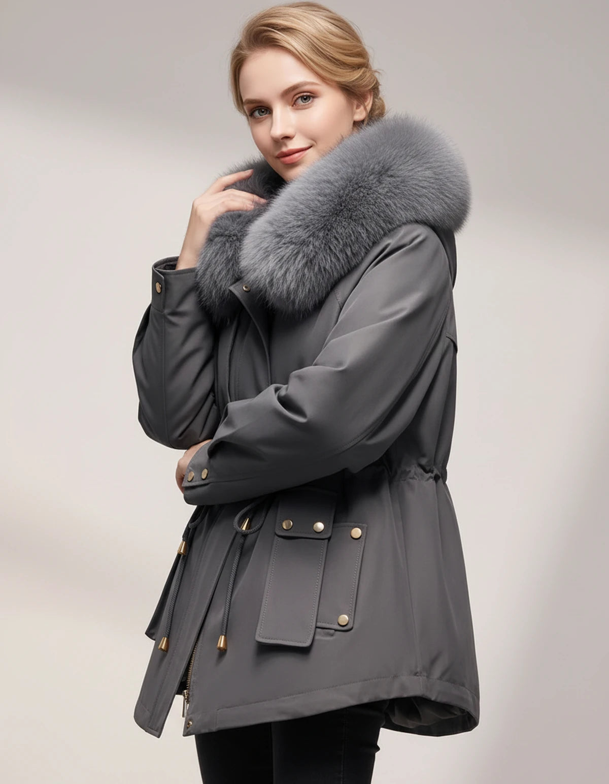 Callista Jackets — Dark gray | SKU: RB-9b9201-darkgray-XS,RB-9b9201-darkgray-S,RB-9b9201-darkgray-M,RB-9b9201-darkgray-L,RB-9b9201-darkgray-XL,RB-9b9201-darkgray-2XL