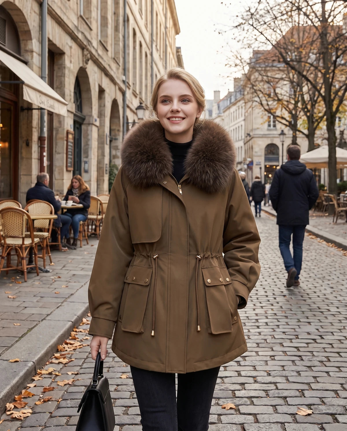 Callista Jackets — Khaki