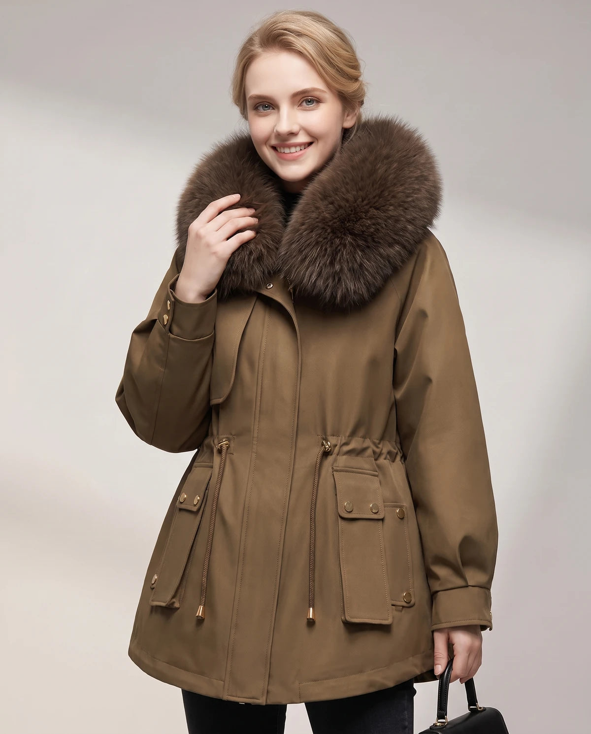 Callista Jackets — Khaki | SKU: RB-9b9201-khaki-XS,RB-9b9201-khaki-S,RB-9b9201-khaki-M,RB-9b9201-khaki-L,RB-9b9201-khaki-XL,RB-9b9201-khaki-2XL