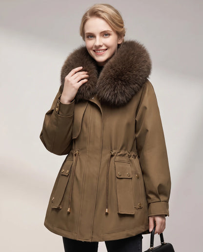 Callista Jackets — Khaki | SKU: RB-9b9201-khaki-XS,RB-9b9201-khaki-S,RB-9b9201-khaki-M,RB-9b9201-khaki-L,RB-9b9201-khaki-XL,RB-9b9201-khaki-2XL