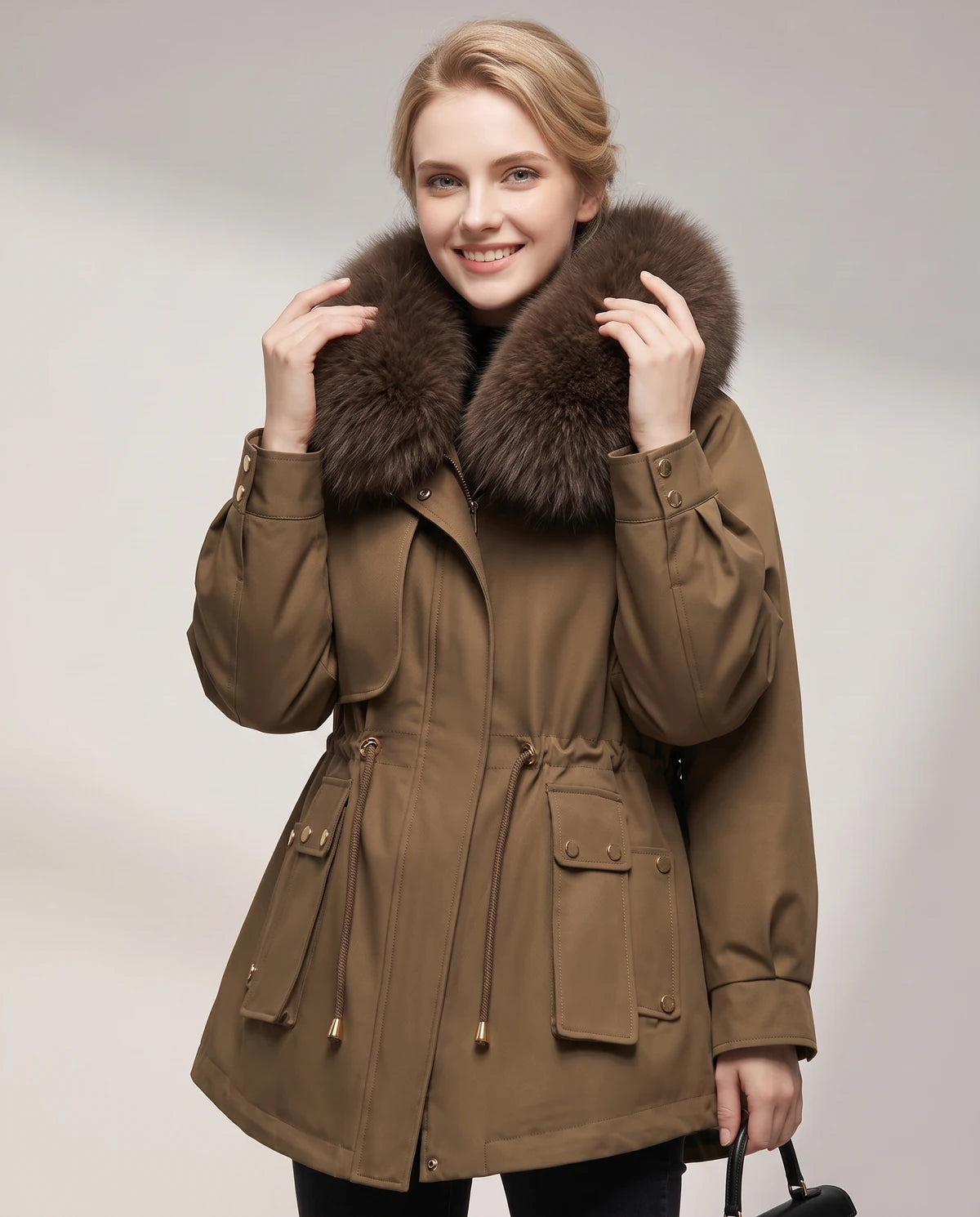 Callista Jackets — Khaki | SKU: RB-9b9201-khaki-XS,RB-9b9201-khaki-S,RB-9b9201-khaki-M,RB-9b9201-khaki-L,RB-9b9201-khaki-XL,RB-9b9201-khaki-2XL