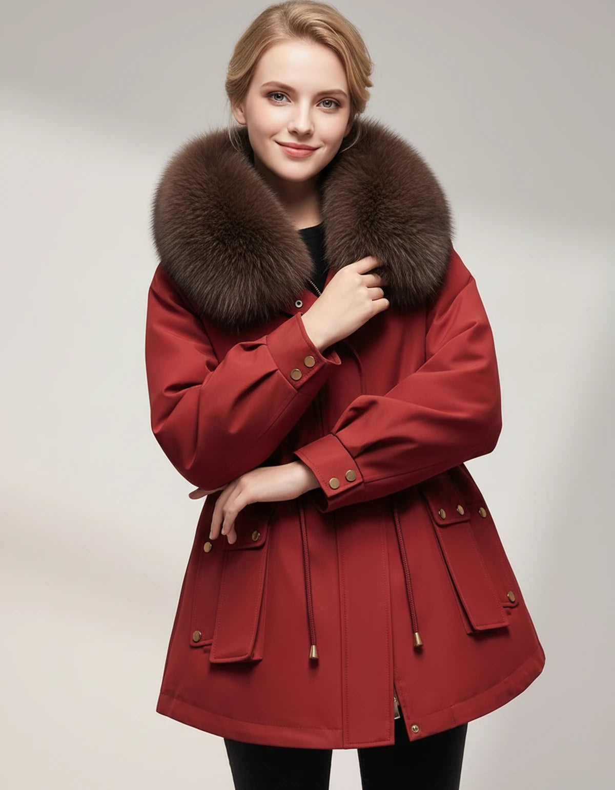 Callista Jackets — Red | SKU: RB-9b9201-red-XS,RB-9b9201-red-S,RB-9b9201-red-M,RB-9b9201-red-L,RB-9b9201-red-XL,RB-9b9201-red-2XL