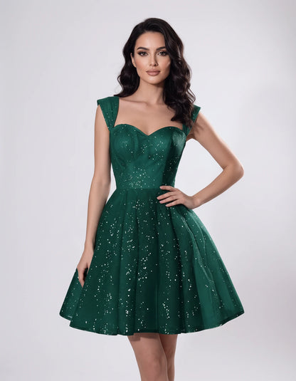 Camellia Mini Dresses — Green | SKU: RB-7b5df1-green-2,RB-7b5df1-green-4,RB-7b5df1-green-6,RB-7b5df1-green-8,RB-7b5df1-green-10,RB-7b5df1-green-12,RB-7b5df1-green-14,RB-7b5df1-green-16,RB-7b5df1-green-16W,RB-7b5df1-green-18W,RB-7b5df1-green-20W,RB-7b5df1-green-22W