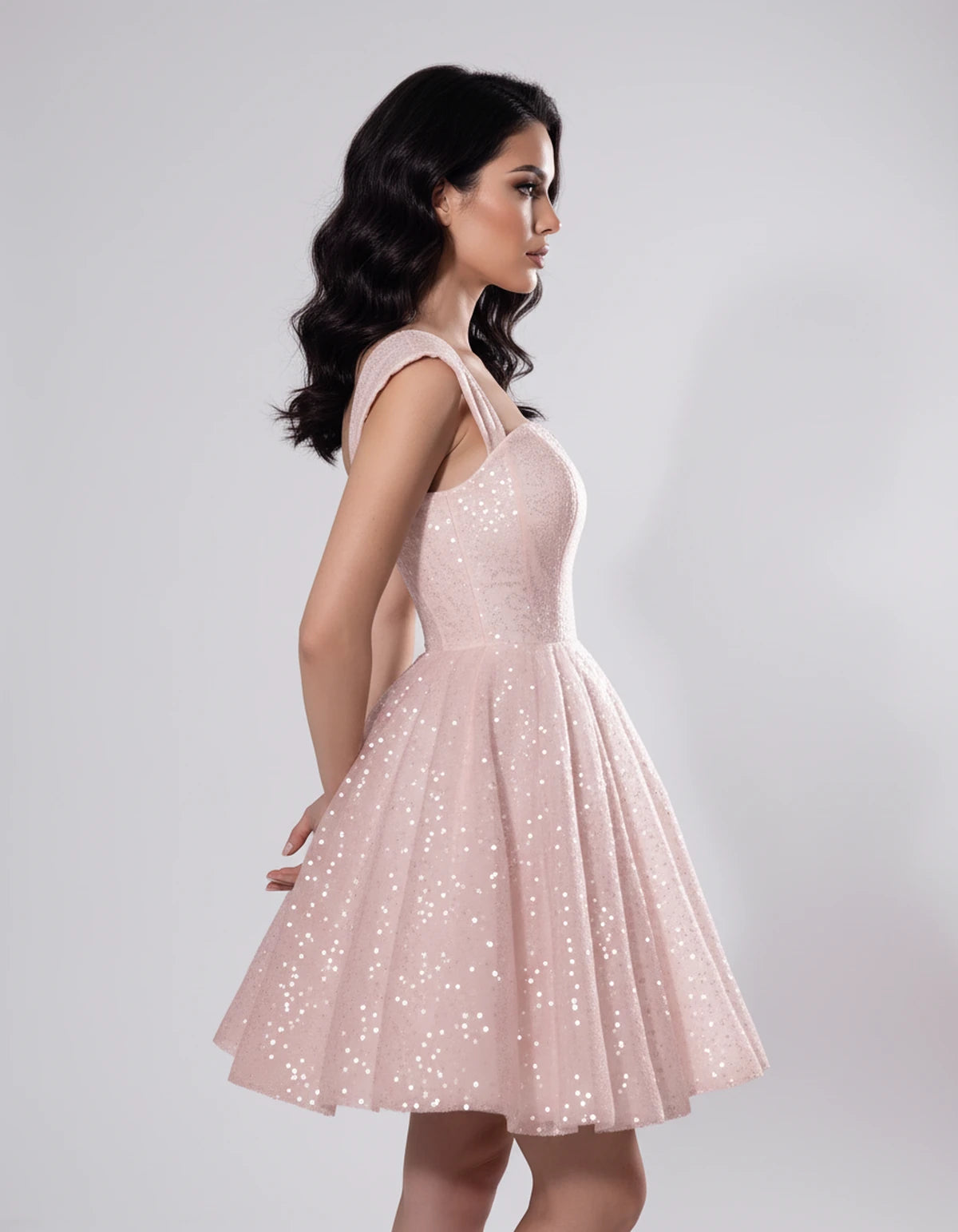 Camellia Mini Dresses — Pink | SKU: RB-7b5df1-pink-2,RB-7b5df1-pink-4,RB-7b5df1-pink-6,RB-7b5df1-pink-8,RB-7b5df1-pink-10,RB-7b5df1-pink-12,RB-7b5df1-pink-14,RB-7b5df1-pink-16,RB-7b5df1-pink-16W,RB-7b5df1-pink-18W,RB-7b5df1-pink-20W,RB-7b5df1-pink-22W