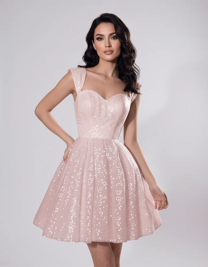 Camellia Mini Dresses — Pink | SKU: RB-7b5df1-pink-2,RB-7b5df1-pink-4,RB-7b5df1-pink-6,RB-7b5df1-pink-8,RB-7b5df1-pink-10,RB-7b5df1-pink-12,RB-7b5df1-pink-14,RB-7b5df1-pink-16,RB-7b5df1-pink-16W,RB-7b5df1-pink-18W,RB-7b5df1-pink-20W,RB-7b5df1-pink-22W