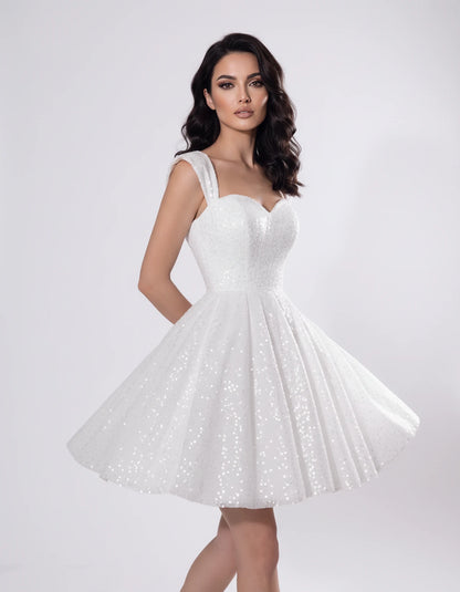 Camellia Mini Dresses — White | SKU: RB-7b5df1-white-2,RB-7b5df1-white-4,RB-7b5df1-white-6,RB-7b5df1-white-8,RB-7b5df1-white-10,RB-7b5df1-white-12,RB-7b5df1-white-14,RB-7b5df1-white-16,RB-7b5df1-white-16W,RB-7b5df1-white-18W,RB-7b5df1-white-20W,RB-7b5df1-white-22W