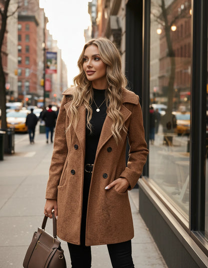 Canelle Jackets — Caramel Color | SKU: RB-a5ab7a-caramea8-XS,RB-a5ab7a-caramea8-S,RB-a5ab7a-caramea8-M,RB-a5ab7a-caramea8-L,RB-a5ab7a-caramea8-XL