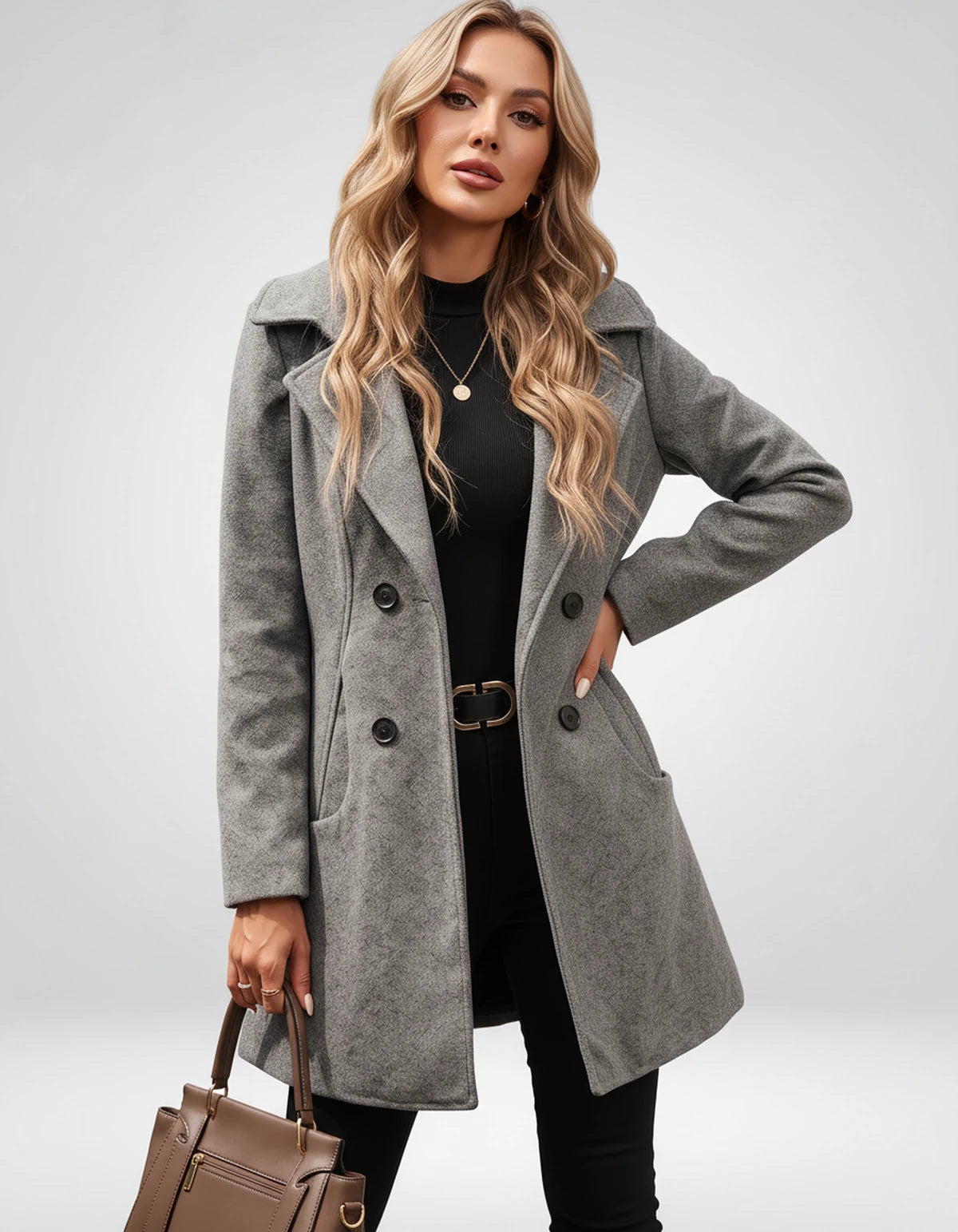 Canelle Jackets — Gray | SKU: RB-a5ab7a-gray-XS,RB-a5ab7a-gray-S,RB-a5ab7a-gray-M,RB-a5ab7a-gray-L,RB-a5ab7a-gray-XL