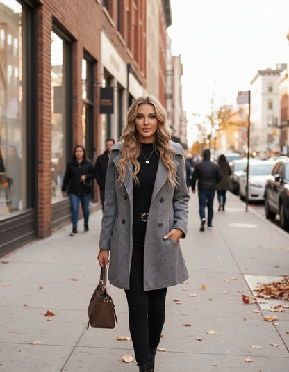 Canelle Jackets — Gray | SKU: RB-a5ab7a-gray-XS,RB-a5ab7a-gray-S,RB-a5ab7a-gray-M,RB-a5ab7a-gray-L,RB-a5ab7a-gray-XL