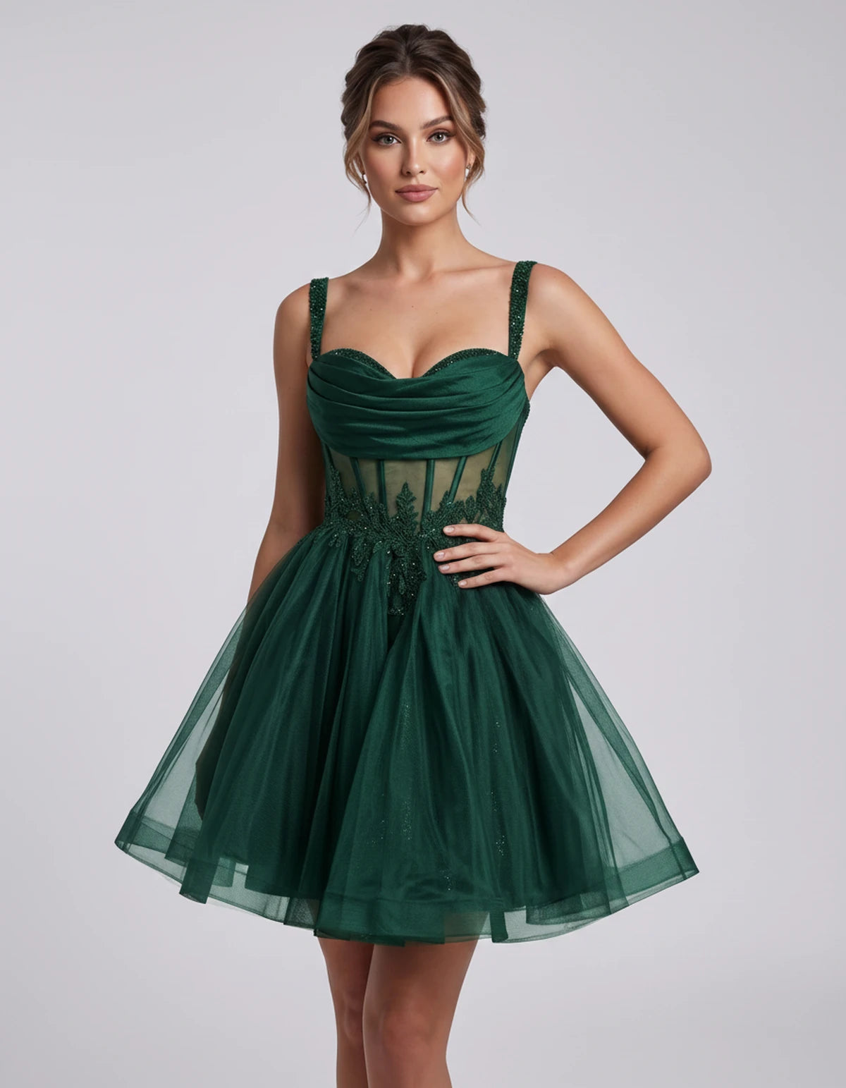 Caravelle Mini Dresses — Green | SKU: RB-e7e7aa-green-2,RB-e7e7aa-green-4,RB-e7e7aa-green-6,RB-e7e7aa-green-8,RB-e7e7aa-green-10,RB-e7e7aa-green-12,RB-e7e7aa-green-14,RB-e7e7aa-green-14W,RB-e7e7aa-green-16,RB-e7e7aa-green-16W,RB-e7e7aa-green-18W,RB-e7e7aa-green-20W