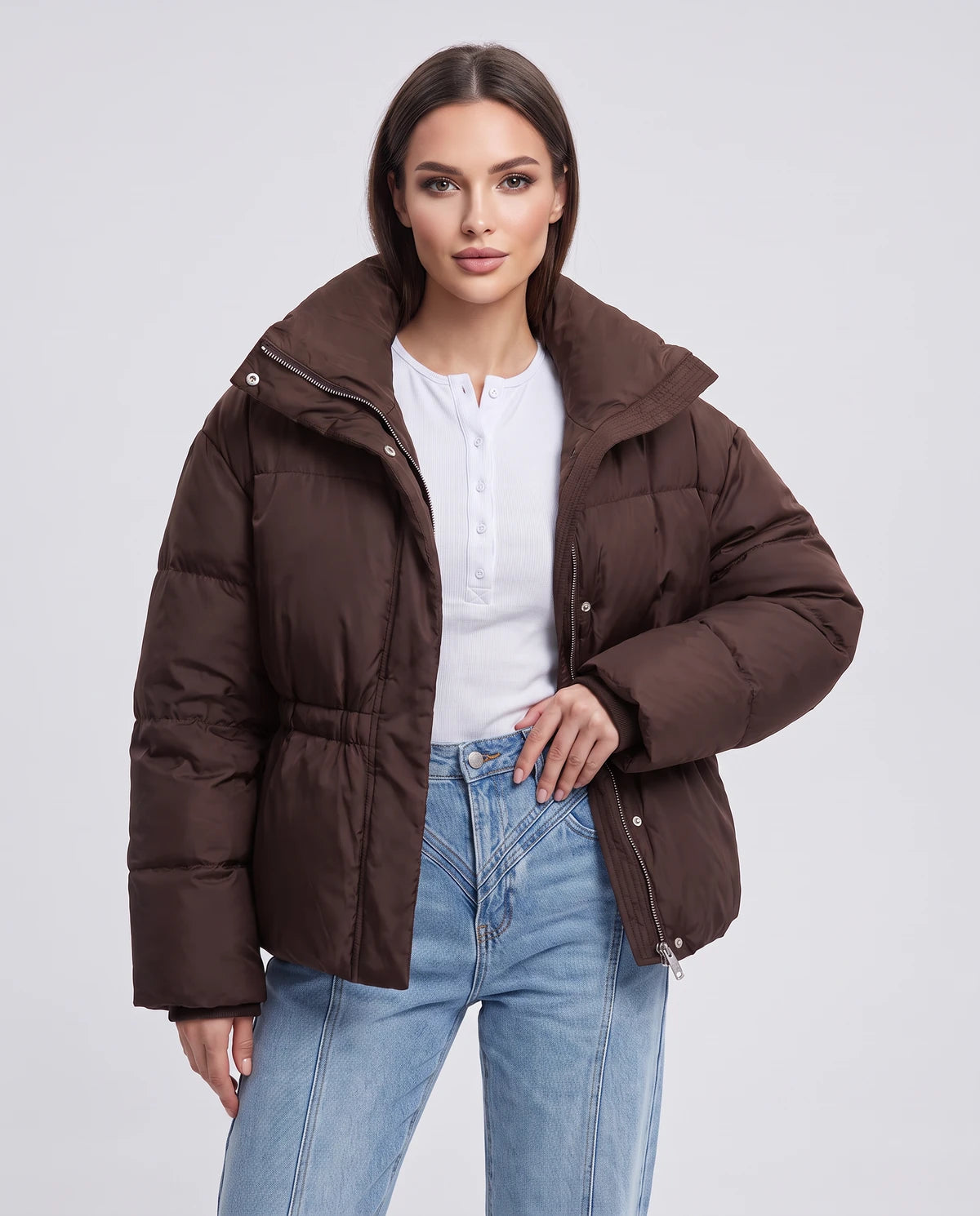 Cariselle Jackets — Brown