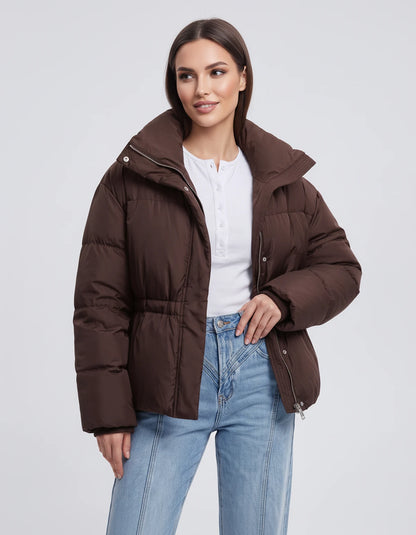 Cariselle Jackets — Brown | SKU: RB-a38ec8-brown-XS,RB-a38ec8-brown-S,RB-a38ec8-brown-M,RB-a38ec8-brown-L
