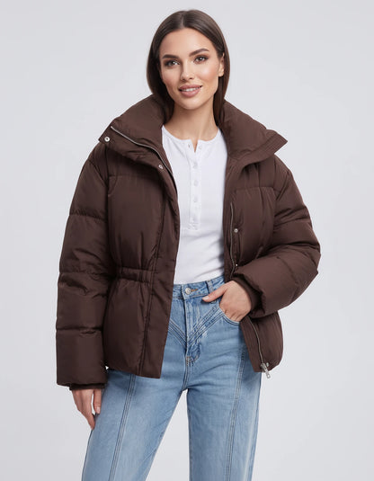 Cariselle Jackets — Brown | SKU: RB-a38ec8-brown-XS,RB-a38ec8-brown-S,RB-a38ec8-brown-M,RB-a38ec8-brown-L