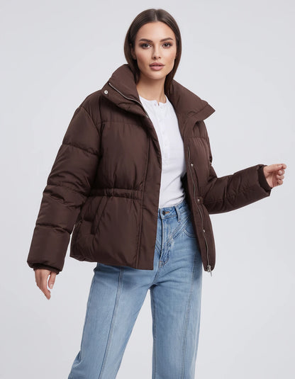 Cariselle Jackets — Brown | SKU: RB-a38ec8-brown-XS,RB-a38ec8-brown-S,RB-a38ec8-brown-M,RB-a38ec8-brown-L